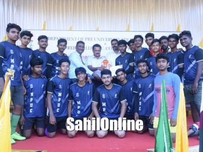 Green Valley PU College team wins udupi District Level football tournament