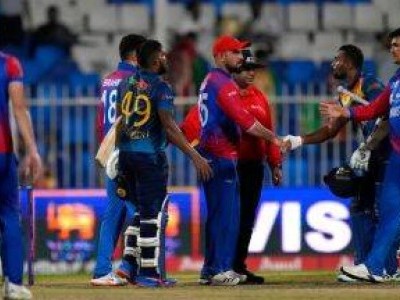 ایشا کپ سپر 4:  سری لنکا نے افغانستان کو4  وکٹوں سے شکست دے دی