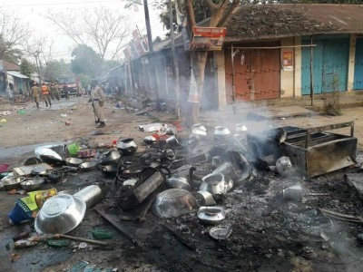  تریپورہ کے انتخابی تشدد میں 13 افراد زخمی