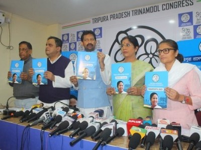 Tripura poll manifesto: TMC promises ‘Bengal model of development’, 2 lakh jobs in five years