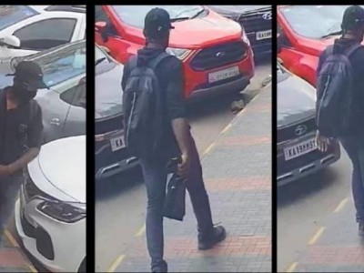 Mangaluru police release CCTV footage of suspect who killed staff of jewellery shop