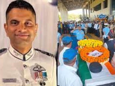 Last rites of Wing Commander martyred in Morena Air Crash to be held in Karnataka’s Belgaum