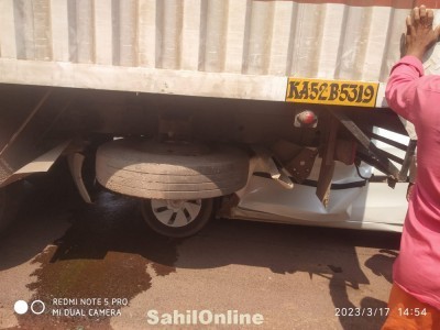 Bhatkal: Car rams into truck on Manki NH-66; driver killed