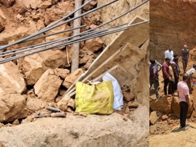 مینگلور: حفاظتی دیوار تعمیر کرنے کے دوران پہاڑی کی مٹی کھسک گئی؛ تین مزدور ہلاک