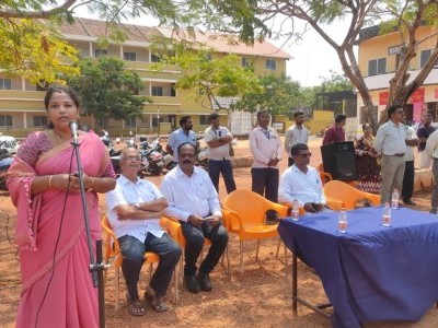 Officials and Students Participate in SVEEP Voter Awareness Rally in Bhatkal