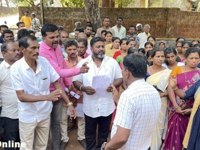 Locals protest against proposed Inclusion of Jalipatan Panchayat in Bhatkal CMC