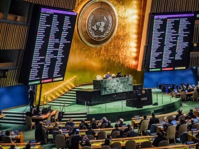 ہندوستان نے اقوام متحدہ میں فلسطینی ریاست کی رکنیت کے حق میں ووٹ دیا