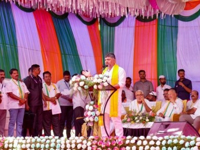 Karnataka Deputy CM DK Shivkumar accuses BJP of politicizing forest encroachment issue